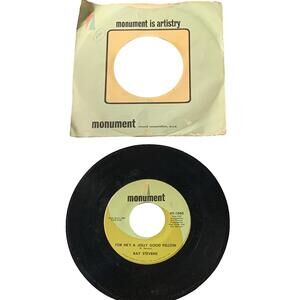 Ray Stevens 45 RPM Vinyl Record - 'For He's a Jolly Good Fellow' / 'Unwind'